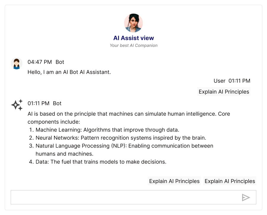 WinForms AI AssistView Avatar rendering